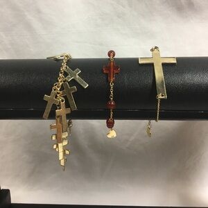 Three Cross Bracelets